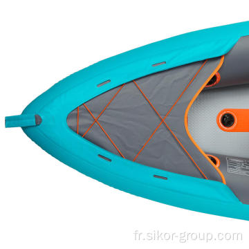 Kayak de pêche à la palette d&#39;air kayak kayak gonflable bleu 3 personnes à vendre
